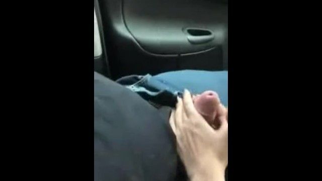 Persian hotty footjob hand job in car